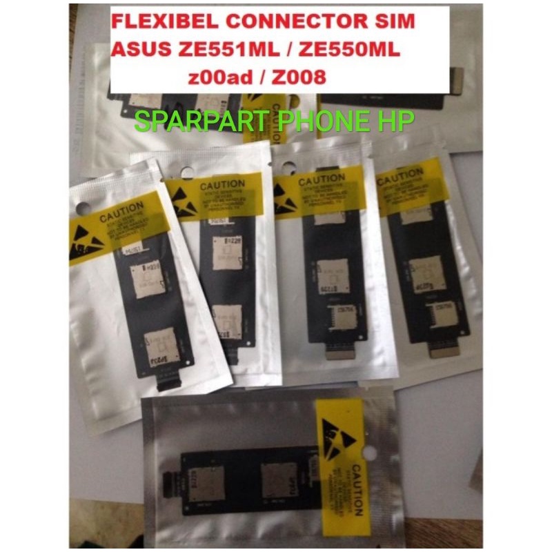 Flexible Fleksibel Sim Card Asus Zenfone 2 Z00AD ZE551ML Dan Z008D ZE550ML KONEKTOR SIM ORIGINAL