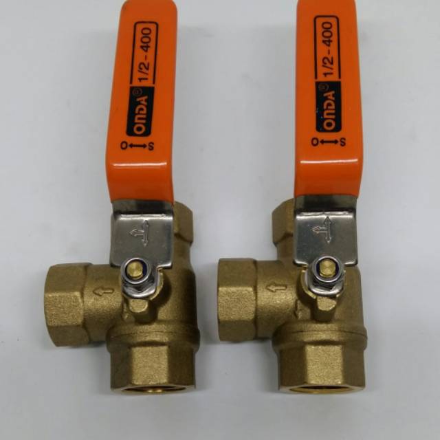 Ball Valve Threeway 1/2 Inch Onda