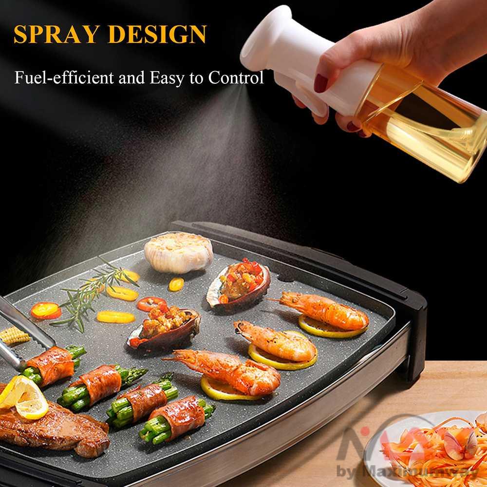 Mcook Botol Minyak Spray Olive Oil BBQ Chinese Food 210ml Spray bumbu semprotan bumbu - M2194 Warna Hitam