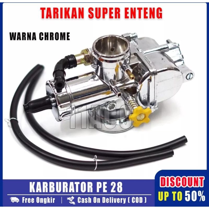 Karburator karbu NSR pe 28 krom crom chrome panom easy setting (KY89)