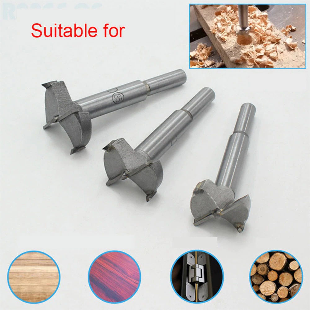 Mata Bor Pelubang Kayu Wood Forstner Drill Bit - 430 - Silver