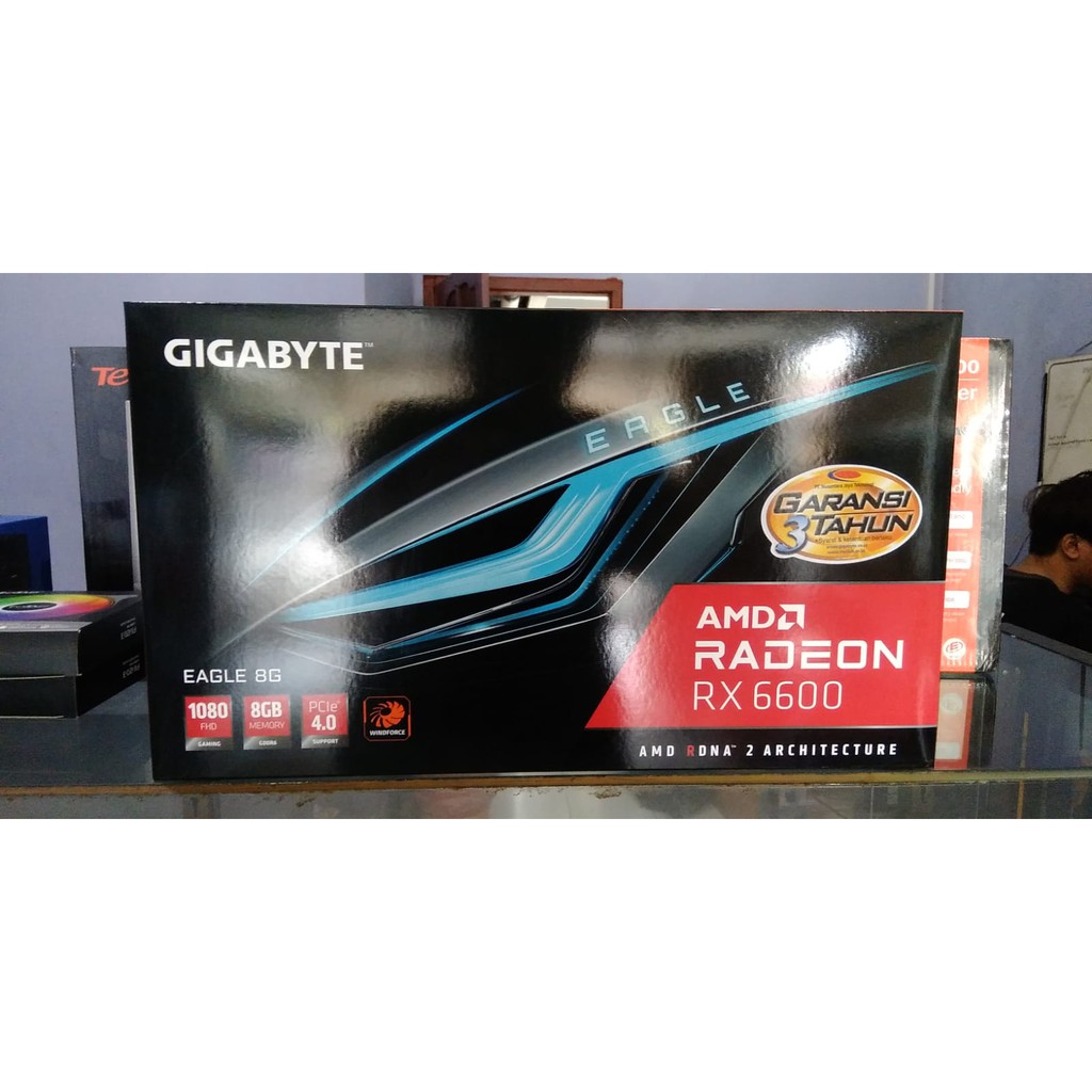 Gigabyte Radeon RX 6600 EAGLE 8GB GDDR6 GV-R66EAGLE-8GD