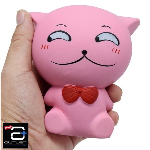 Squishy Cat Emoji Pink Squishy Muka Mesum Squishy Kucing Cat