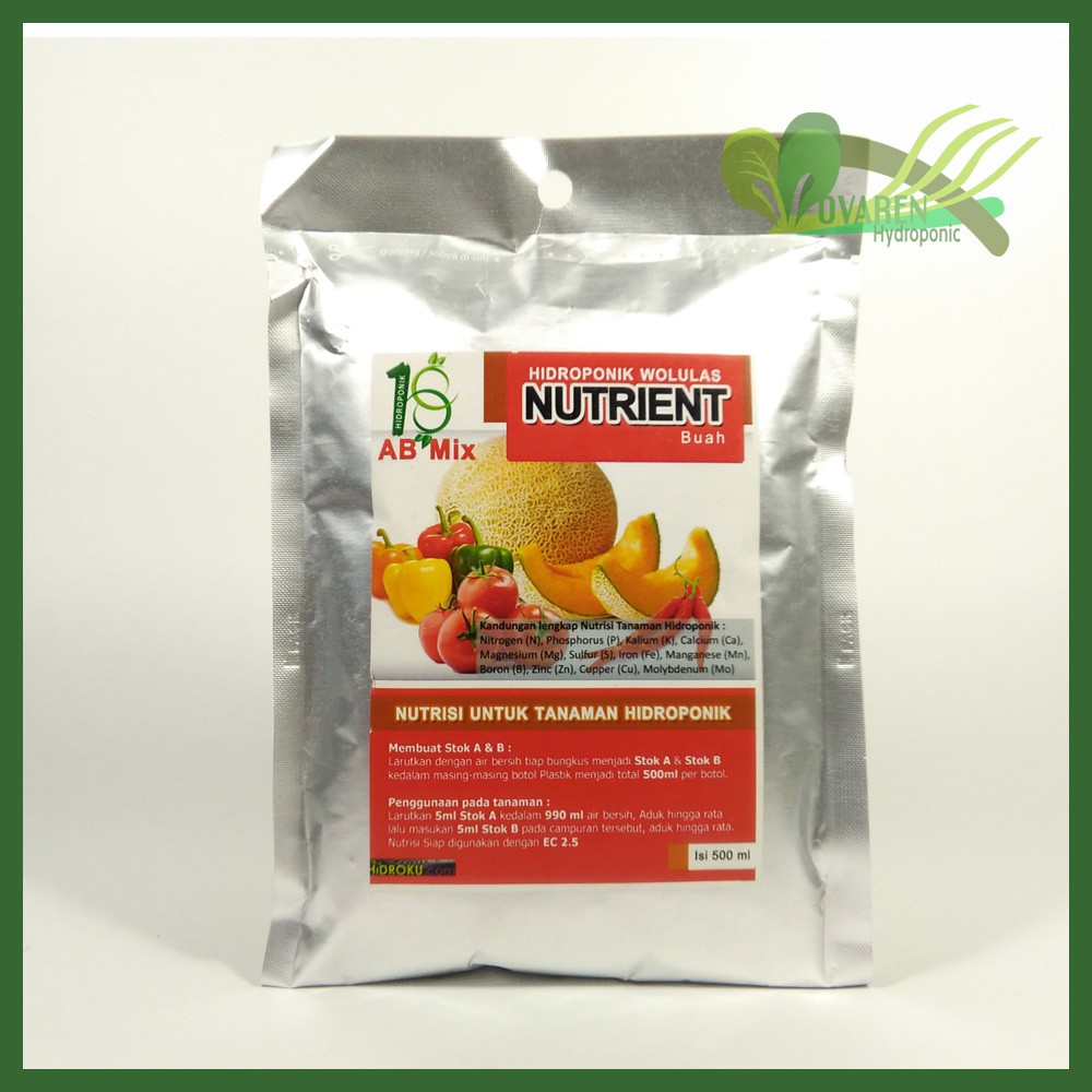 Nutrisi iHidroponiki AB Mix ABmix untuk Tanaman Buah dan 