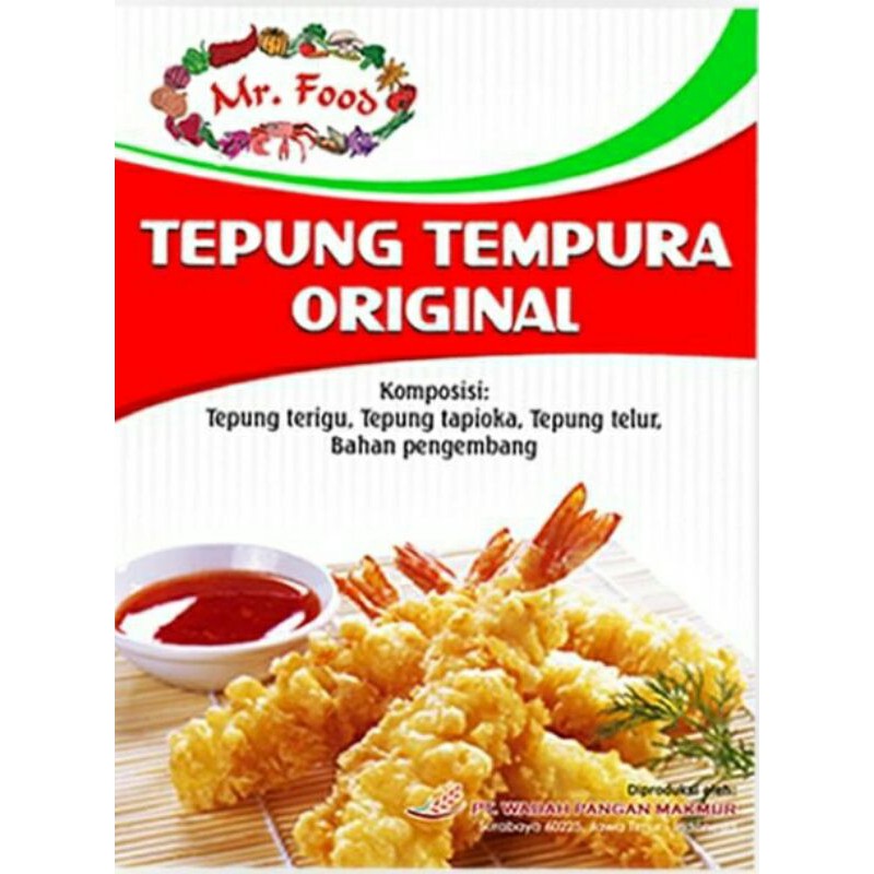 

Tepung Tempura Original Mr. Food 250 gr