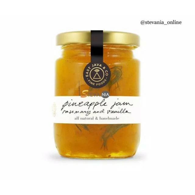 

East Java & CO Pineapple Jam With Rosemarry & Vanilla 310gr