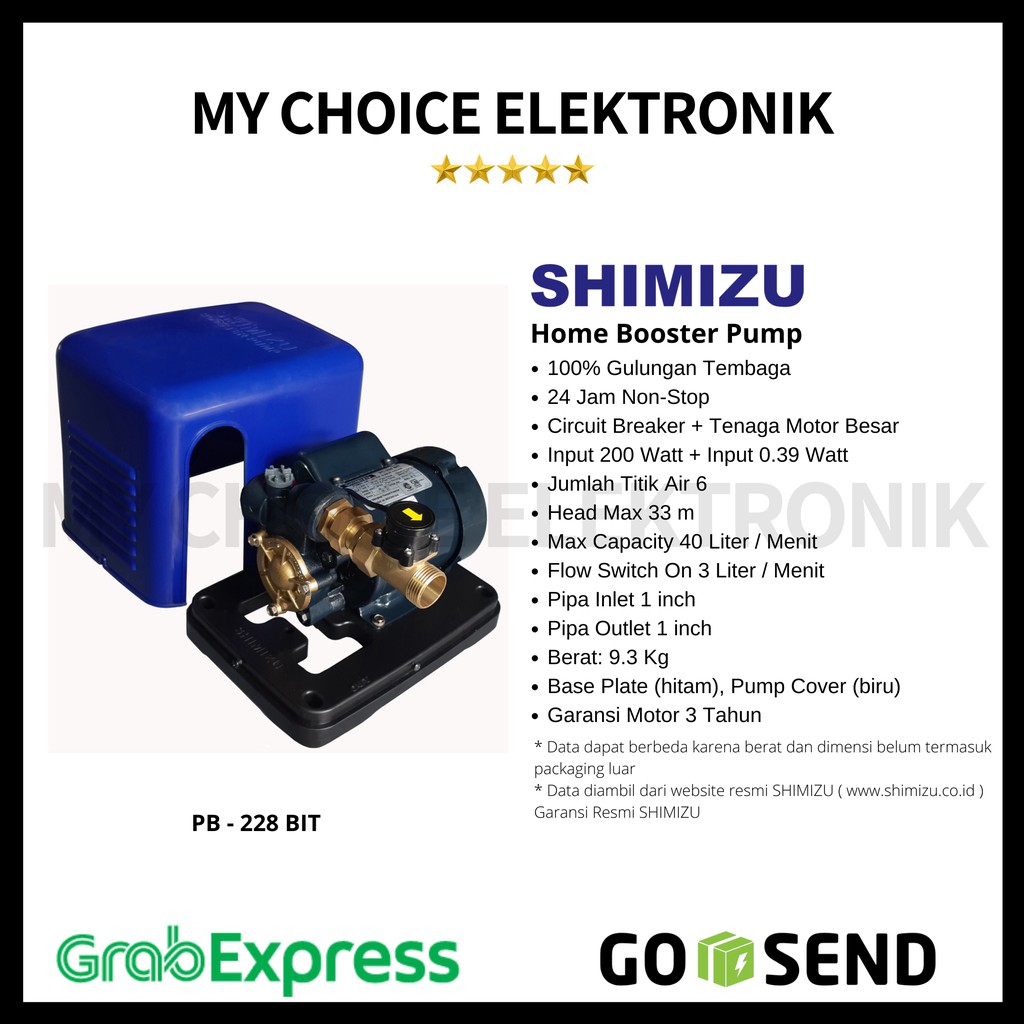 Shimizu BOOSTER  PB-228 BIT