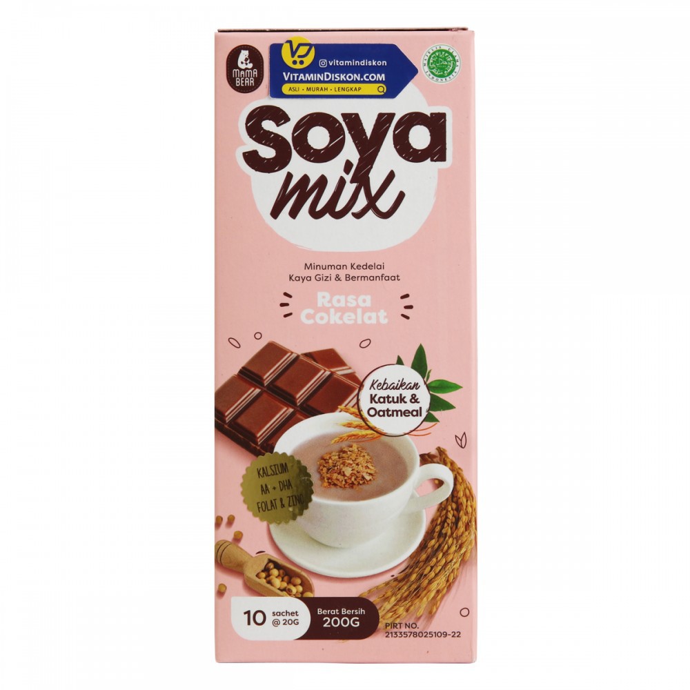 MamaBear Soya Mix Pelancar Asi 10 Sachet/200g