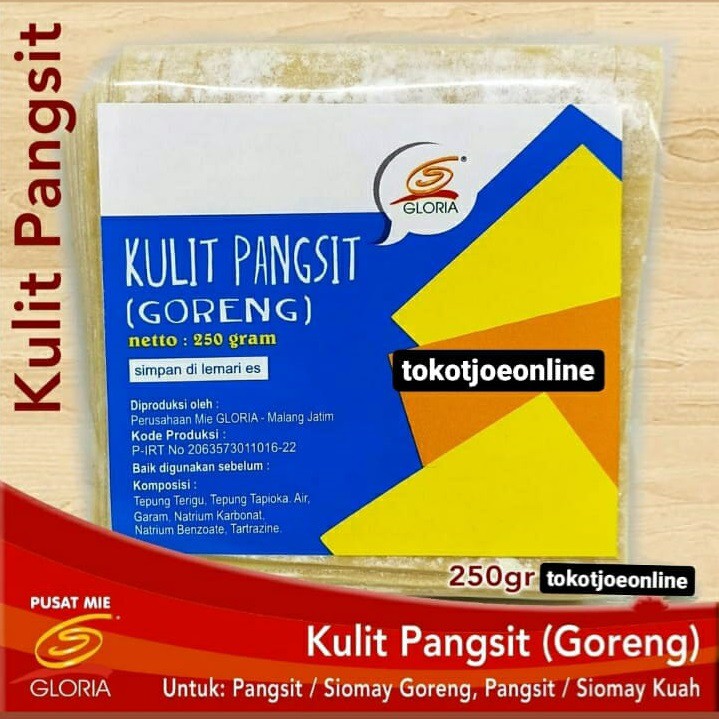 

Kulit Pangsit Goreng/Rebus 250gr (-/+ 25 lbr)