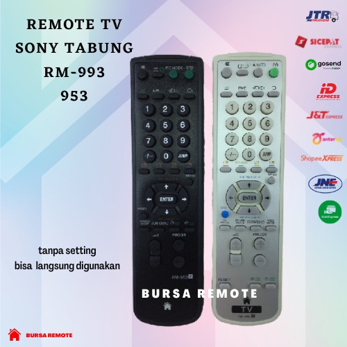 Remot / REMOTE TV SONY TABUNG RM-993 / ecer dan grosir