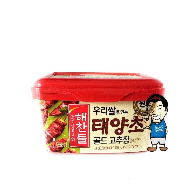 

PROMO ENAK Haechandle Gochujang / Sambal Pasta Korea/ Hot Pepper Paste- 1 Kg Terlaris