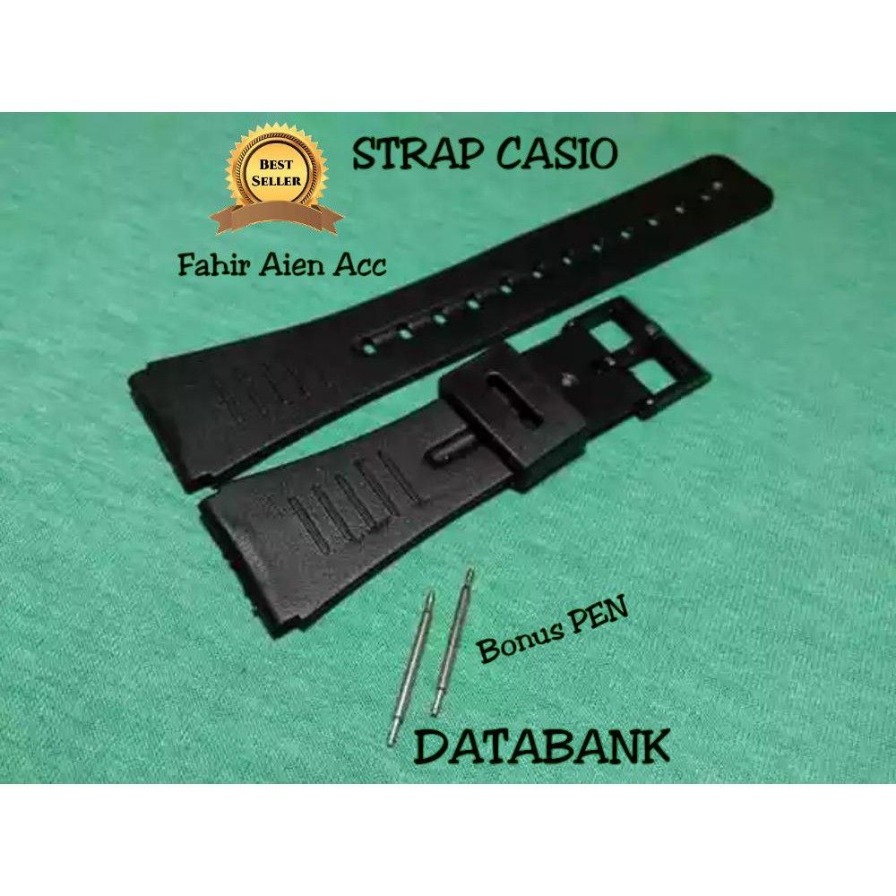 Unik Tali Jam Tangan Strap CASIO CMD 40 Bonus PEN Strap Sepasang Diskon