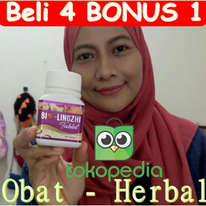 PROMO Bio Lingzhi Asli / Bio-Lingzhi Original Obat Herbal Hati Dan Ginjal Asli