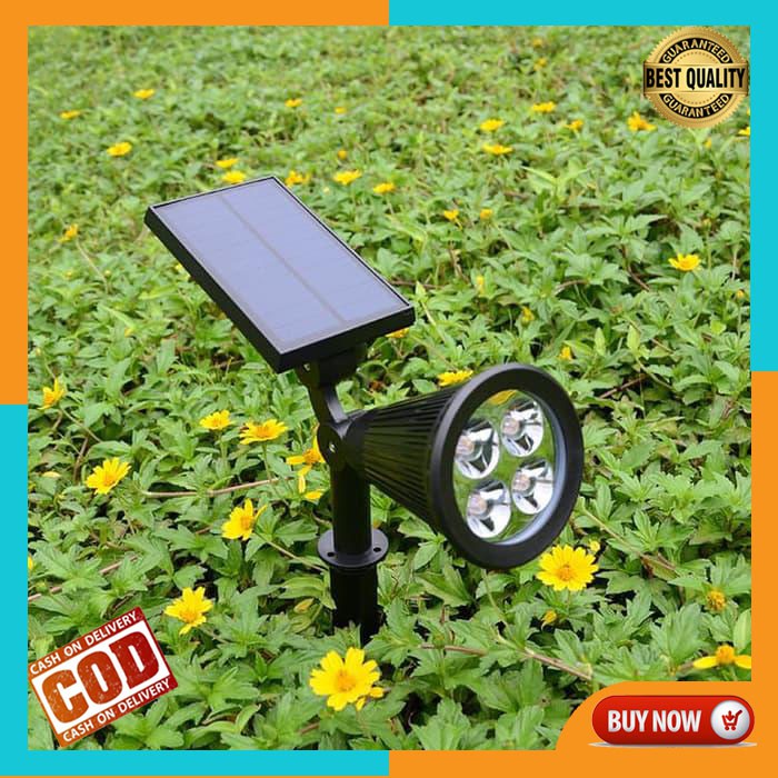 LAMPU SOROT TERAS TENAGA SURYA / LAMPU SOROT TAMAN SOLAR CELL DEKORASI RUMAH DEKORASI TAMAN MP172
