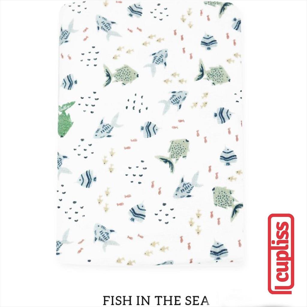 Fish in The Sea Palmerhaus Tottori Baby Towel Handuk Bayi Jepang