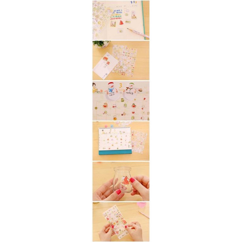 Sticker Molang Diary Deco Stiker Kecil Lucu Unik