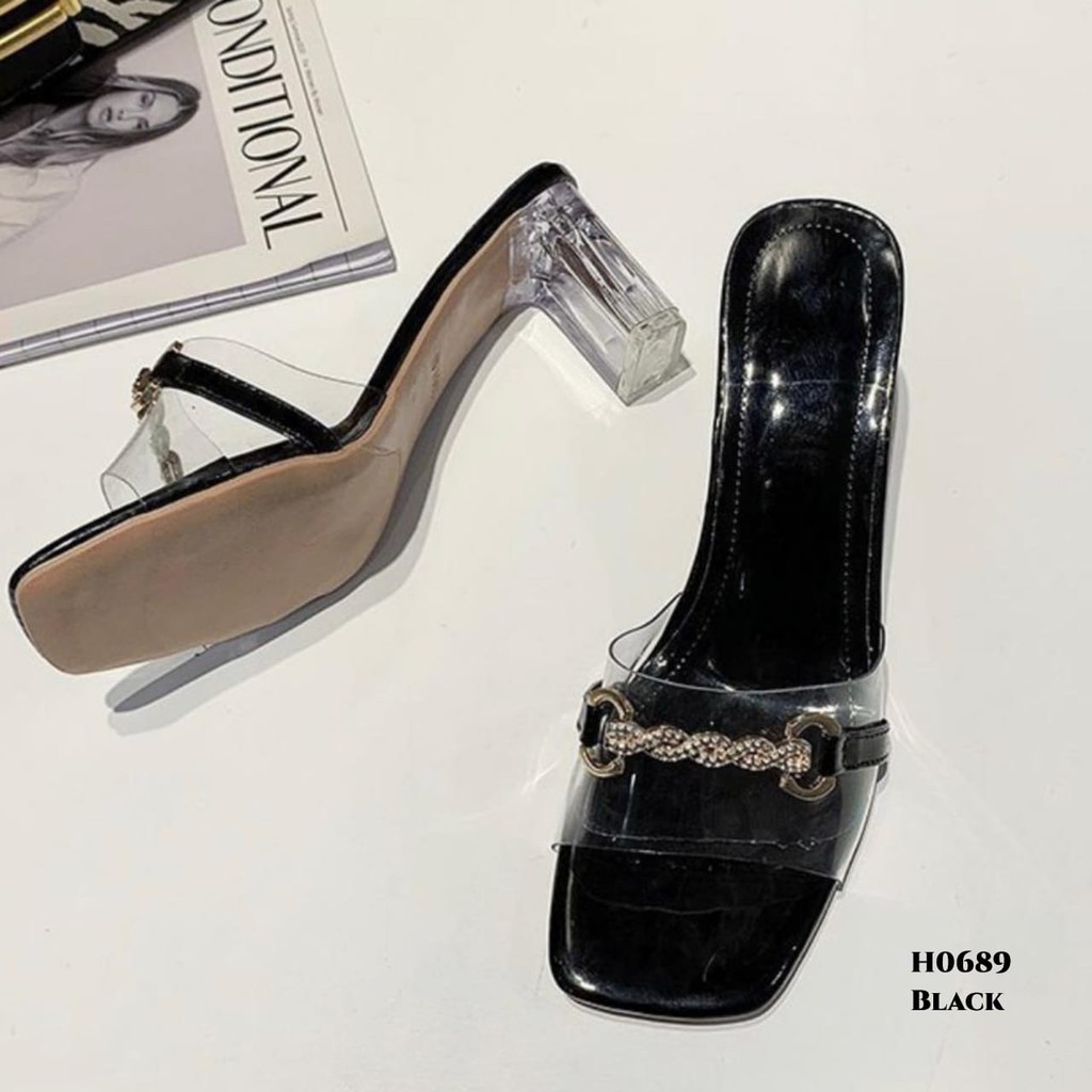 WYN  HEELS SKYLAR OVILIA GLASS TRANSPARENTS H0689