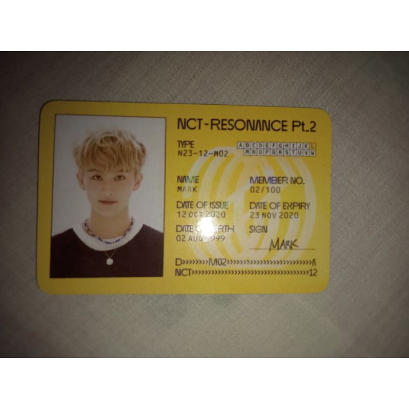 id card mark
