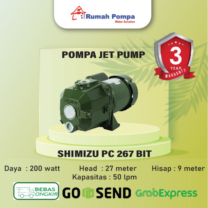 POMPA AIR JETPUMP SHIMIZU PC-267 BIT ORIGINAL