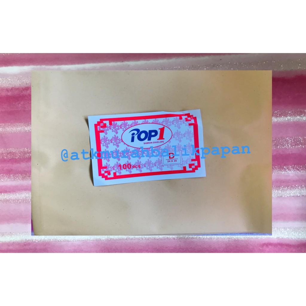 

Amplop Brown Samson D Folio isi 100