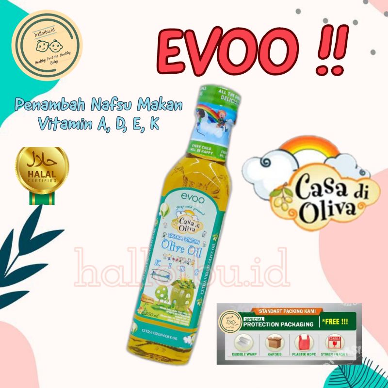 

EVOO Casa Di Oliva 250 ml / Extra Virgin Olive Oil MPASI Anak