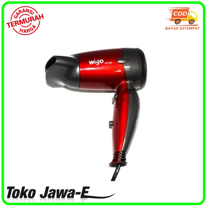 Hair dryer Wigo Mini W-350 Asli Murah - BISA DILIPAT MASUKIN TAS