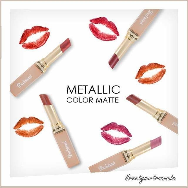 Purbasari Metalic Color Matte Lipstick