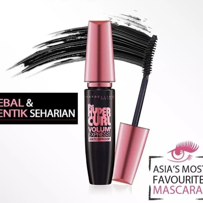 Maybelline Volum Express Hyper Curl Mascara (Black) original Shopee