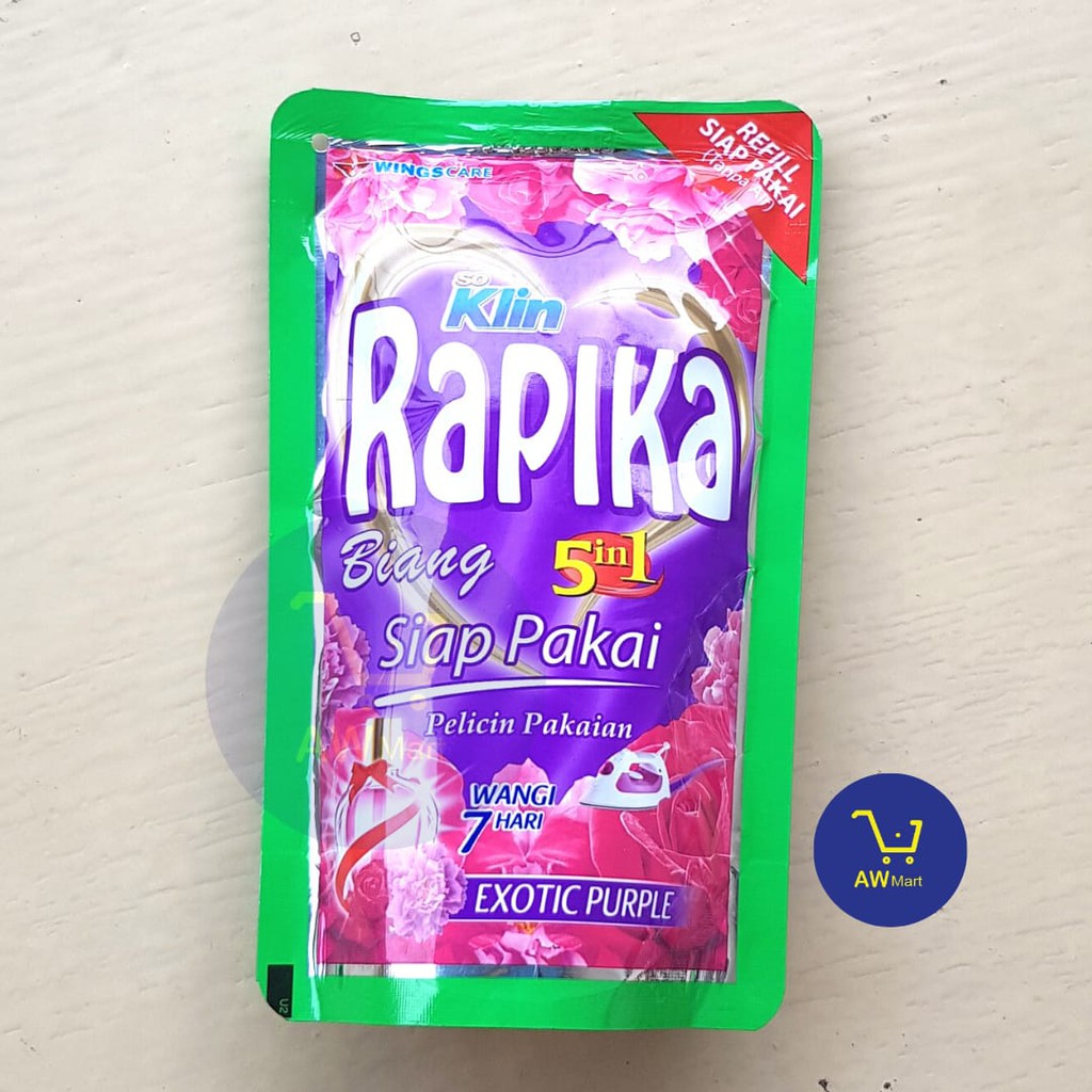 SOKLIN RAPIKA BIANG 5 IN 1 250ML - PELICIN , PELEMBUT &amp; PEWANGI PAKAIAN (DARI PABRIK LANGSUNG)