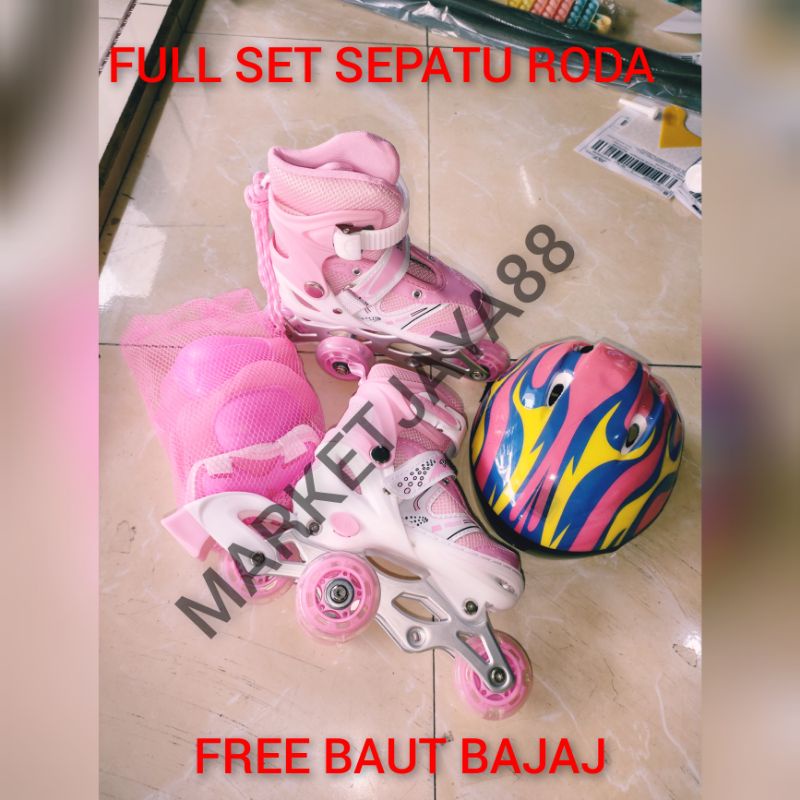 SALE SEPATU RODA ANAK FULL SET MURAH