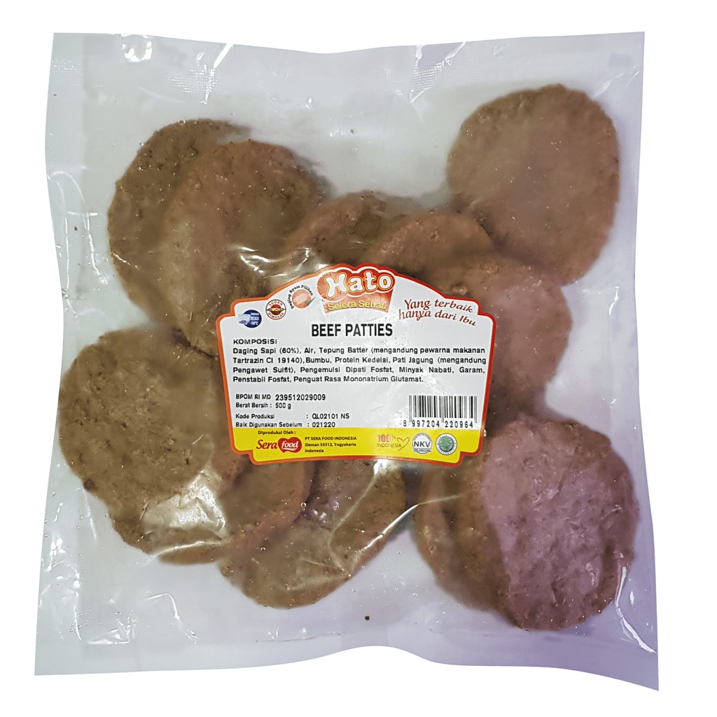 

Hato Beef Patties 500 gr
