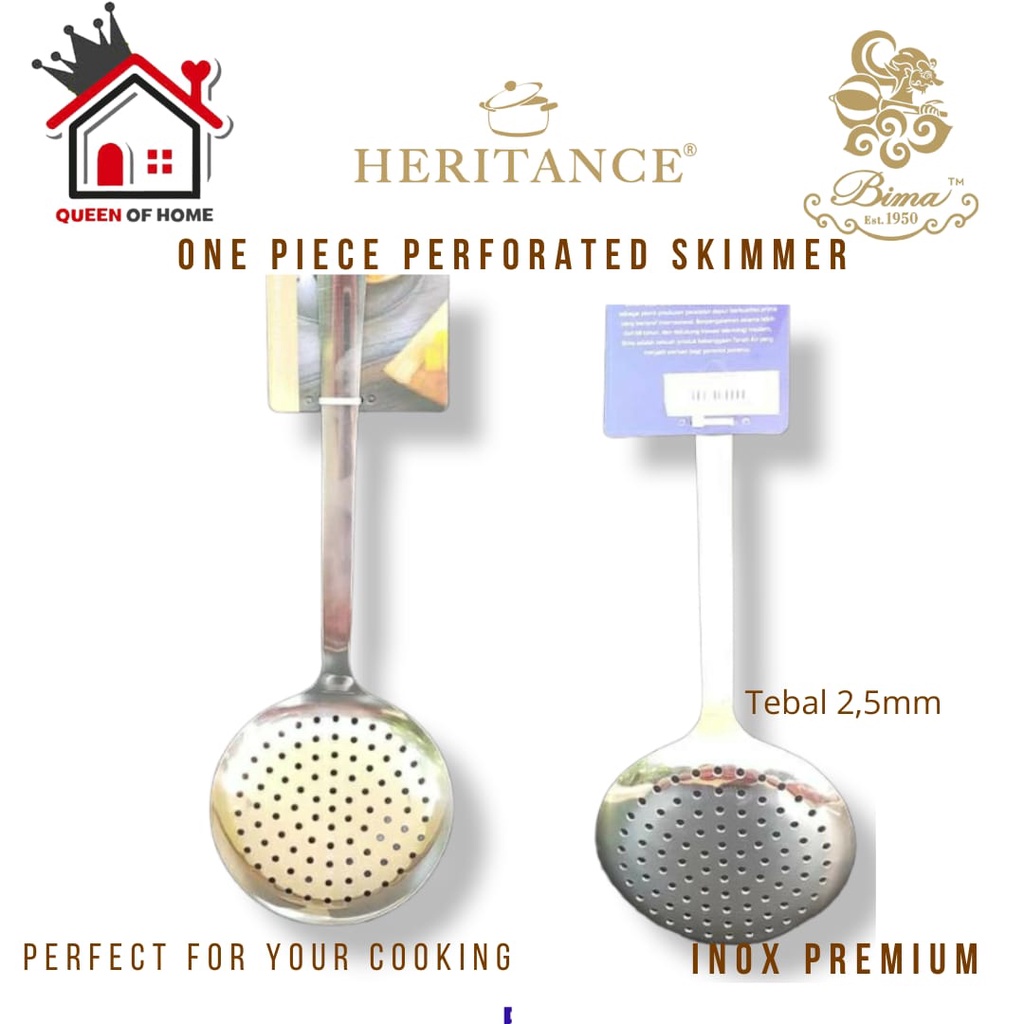 Bima Heritance Sodet Full Stainless Skimmer Sutil Masak Saringan Mie BP0112505NP