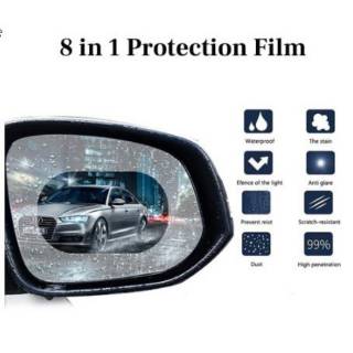  Kaca  Film Besar Oval Anti  Embun  Pelindung Spion Mobil Car 