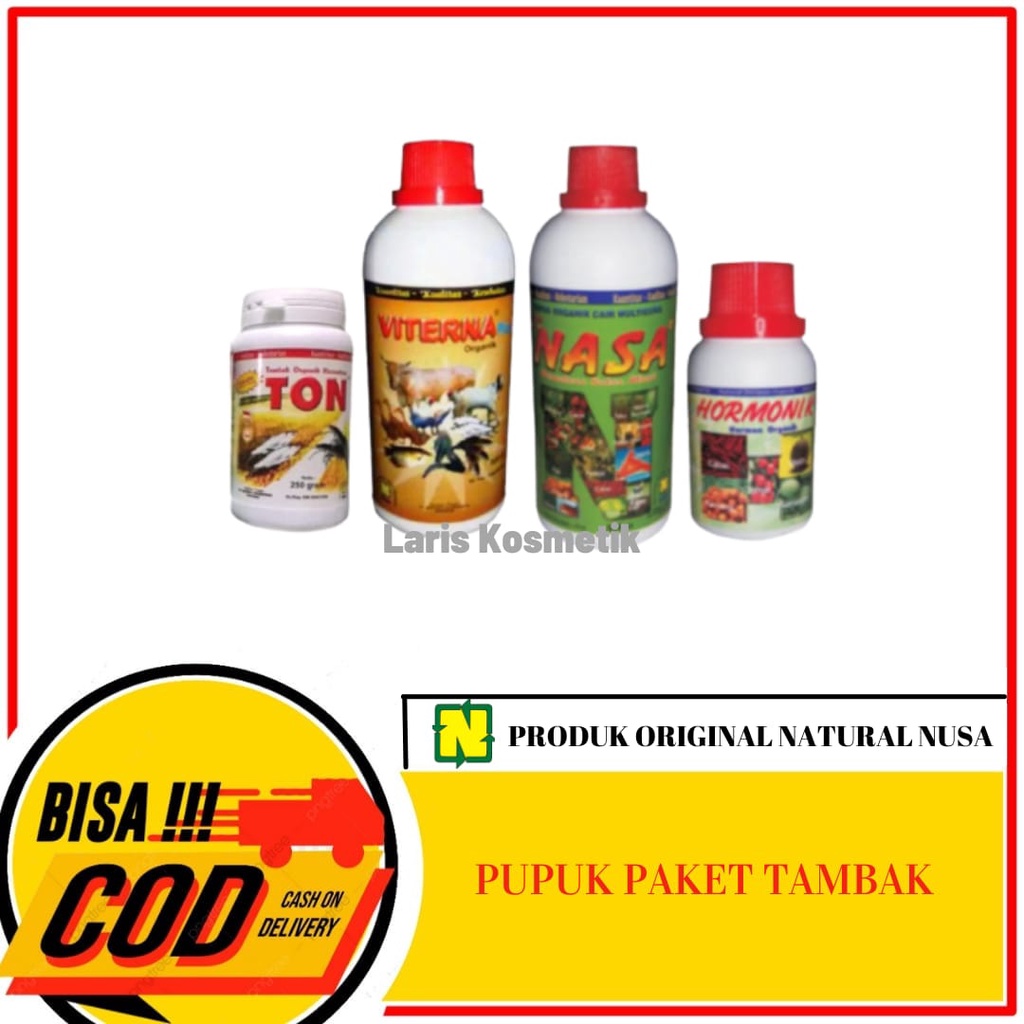 Paket Perikanan Nasa Lengkap Viterna, Nasa, Hormonik, ton, Bisa Untuk Ikan, Udang, Lele, Gurame