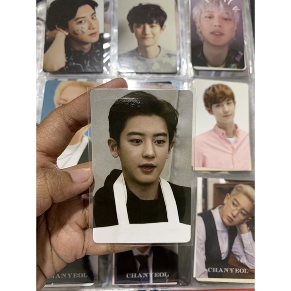 PHOTOCARD CHANYEOL APM OFFICIAL BOOKED BY WINDY