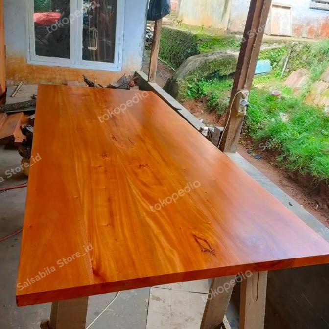 TABLE TOP KAYU MAHONI/COSTUM TOP TABLE KAYU MAHONI 100X60X3CM DH641631D