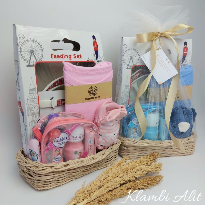 Klambi Alit Hampers Bayi Keranjang / Kado Bayi / Kado Lahiran / Hampers Rotan