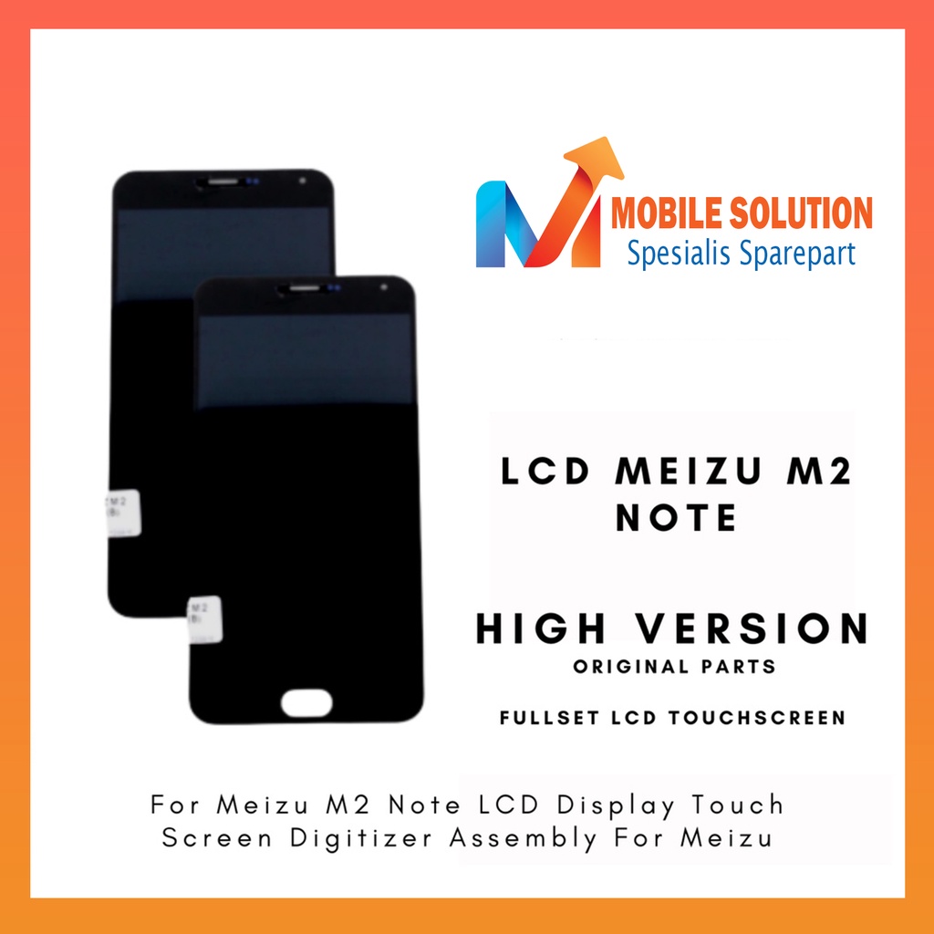 Grosir LCD Meizu M2 Note Original 100% Fullset Touchscreen Garansi + Packing / Bubbel