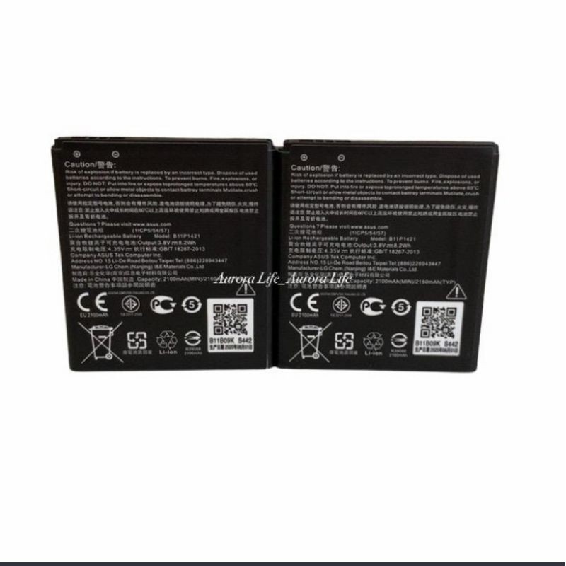 BATRE BATERAI ZENFONE C / ZENFONE 4C ZC451CG Z007 B11P1421 Original