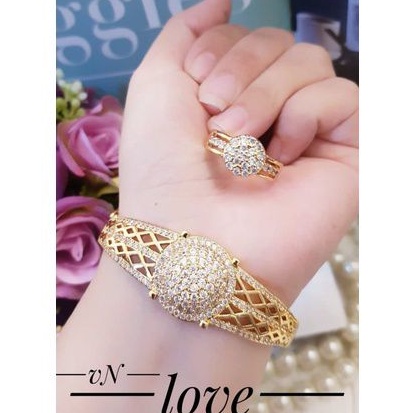 Xuping set gelang cincin y8388485