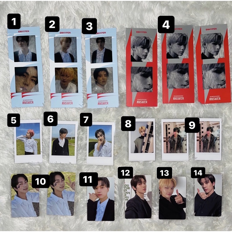 [RESTOCK] PHOTOCARD ALBUM ENHYPEN DIMENSION ANSWER PC READY STOCK YET NO VERSION JAY NIKI SUNGHOON J