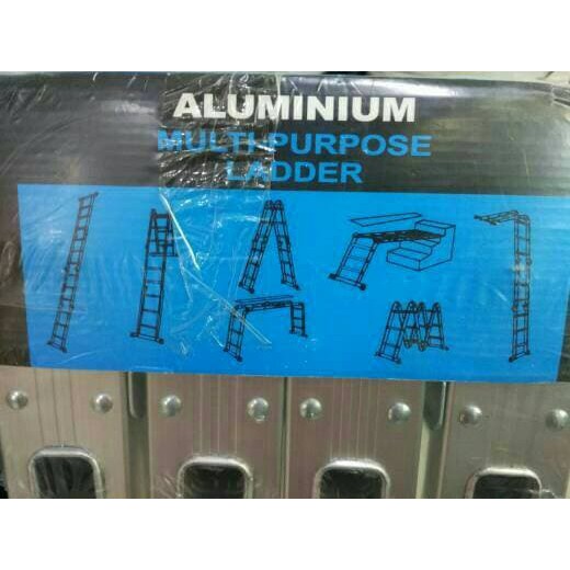 Tangga Lipat Multifungsi Dalton 4,8 Meter / Tangga Aluminium Dalton Top Quality