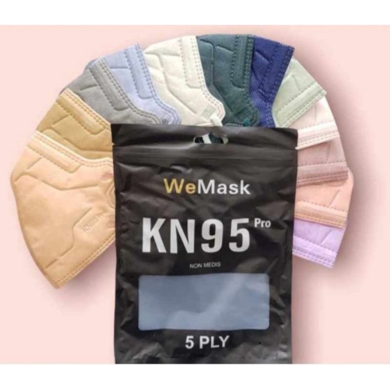 MASKER KN95 PRO WEMASK 5PLY ISI 10PCS ORIGINAL WEMASK