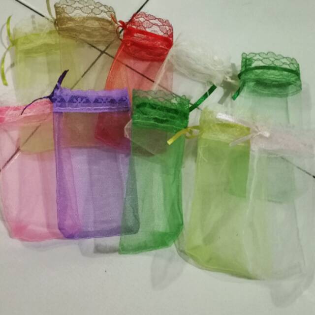 Jual Kantong tile souvenir Dengan Renda (100pcs) Indonesia|Shopee Indonesia