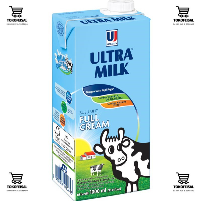 

ULTRA MILK FULL CREAM UHT 1000ML