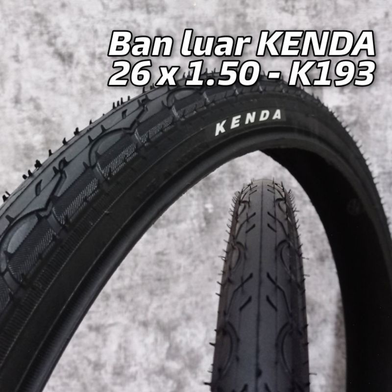 Ban Luar Sepeda KENDA KWEST Ukuran 26 x 1.50 LOGO PUTIH