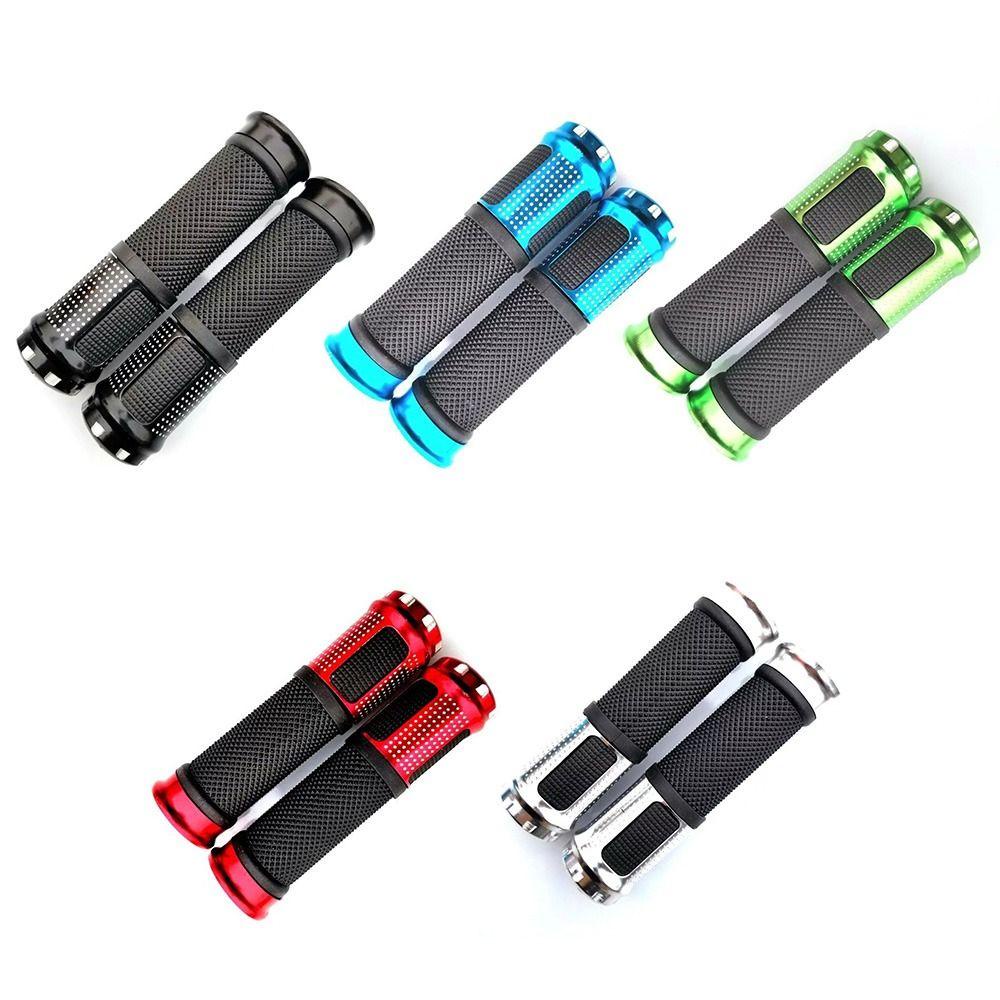 R-FLOWER Grip Sepeda Shockproof MTB Tekstur Olahraga Luar Ruangan Sepeda Handle Bar