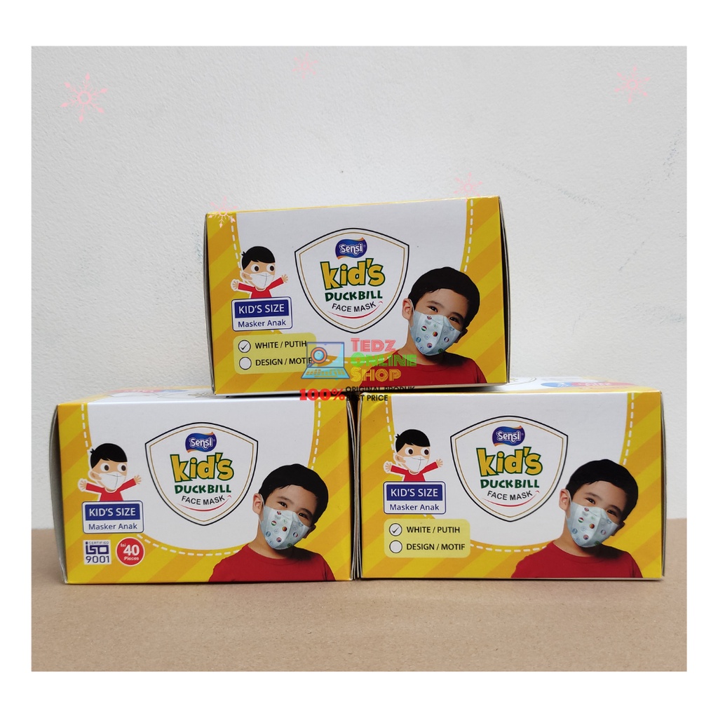 Masker Sensi Duckbill Kids Isi 40pcs