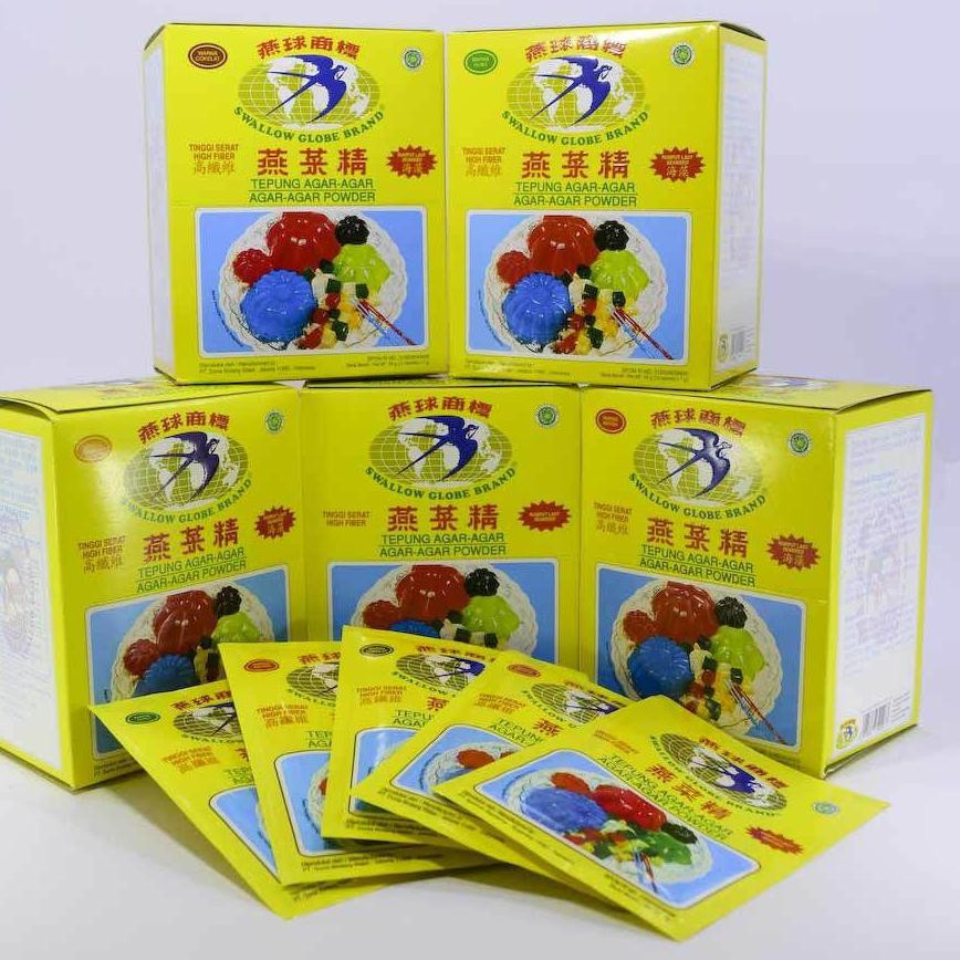 

3.3 sale agar swallow putih, coklat, merah, hijau / box