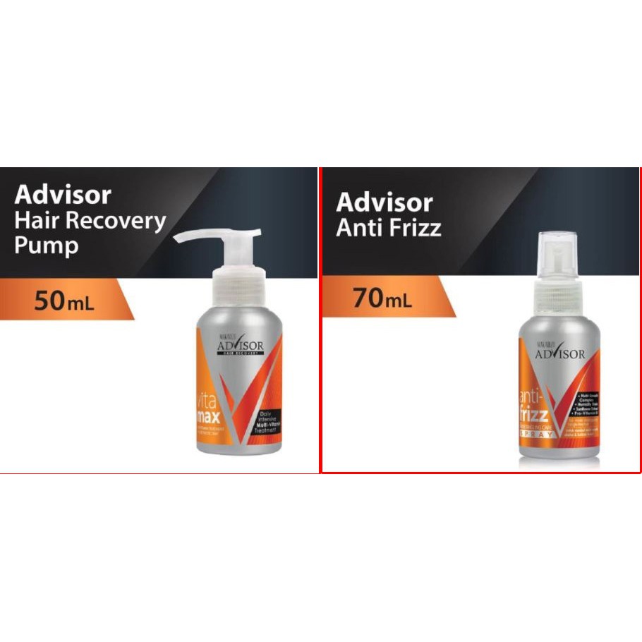 Makarizo Anti Frizz Spray Vita Max Pump Advisor Perawatan Rambut